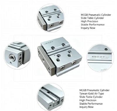 MCGB-03-32-125 Mini Mālua-Guide Pneumatic Cylinder